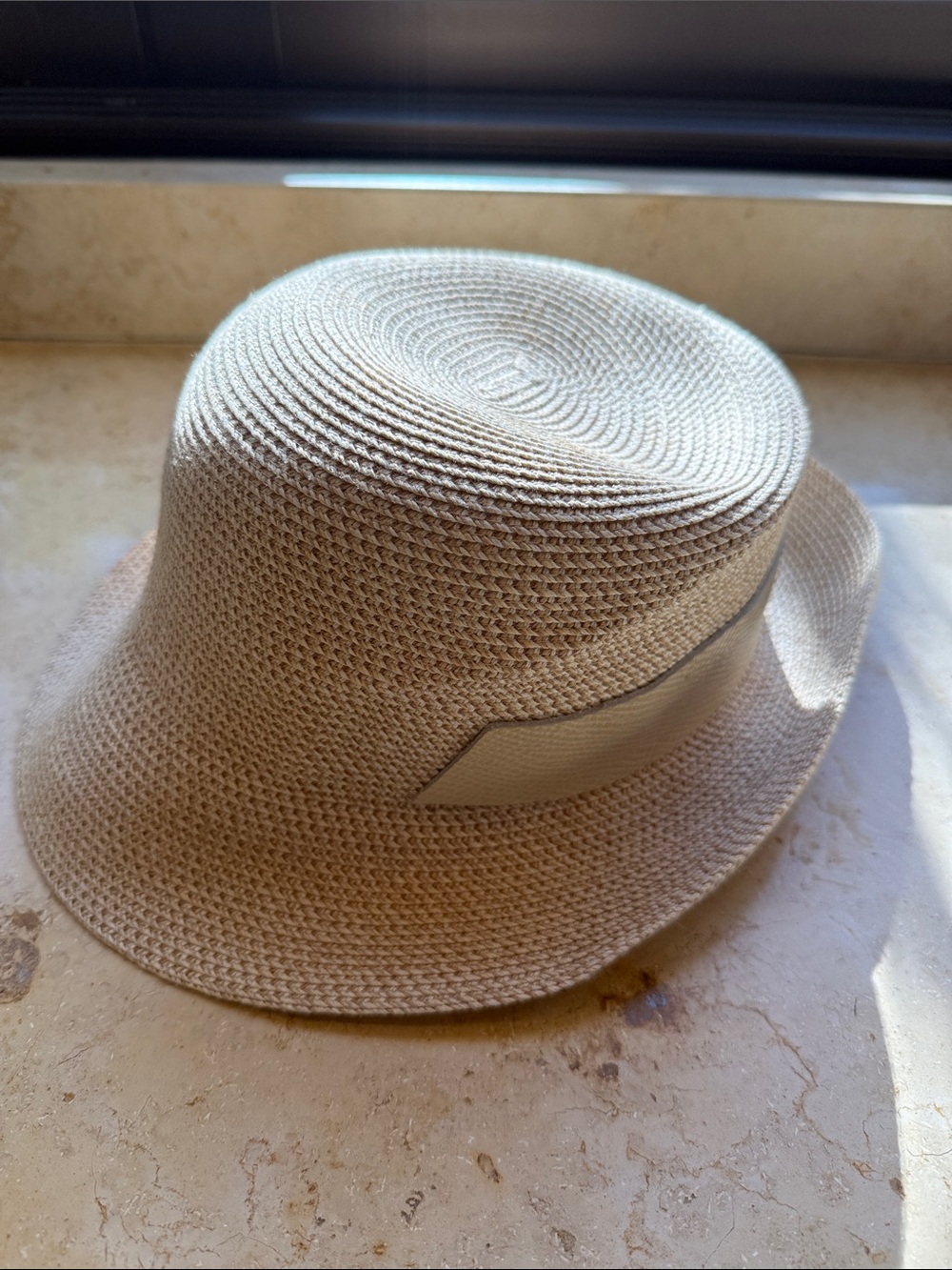 L.I.P.S Ella Issac woman’s Beige soft woven Hat - Classic Summer Style
